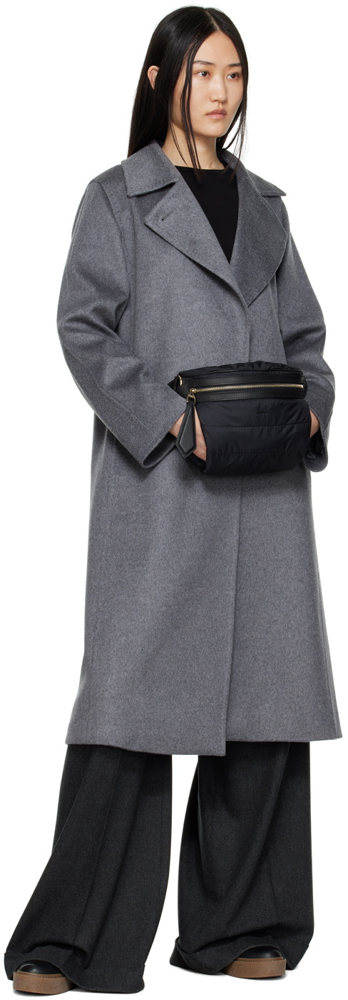 Max mara gray on sale coat