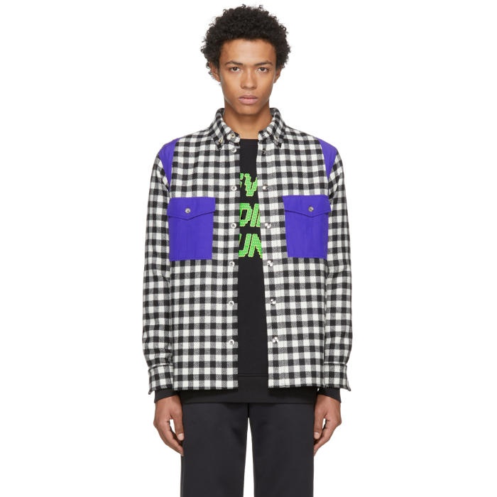 Photo: Tim Coppens Black and White Check Wool Worker Shirt