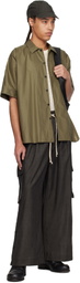 Jan-Jan Van Essche Gray O-Project Brushed LT Canvas Easy Cargo Pants