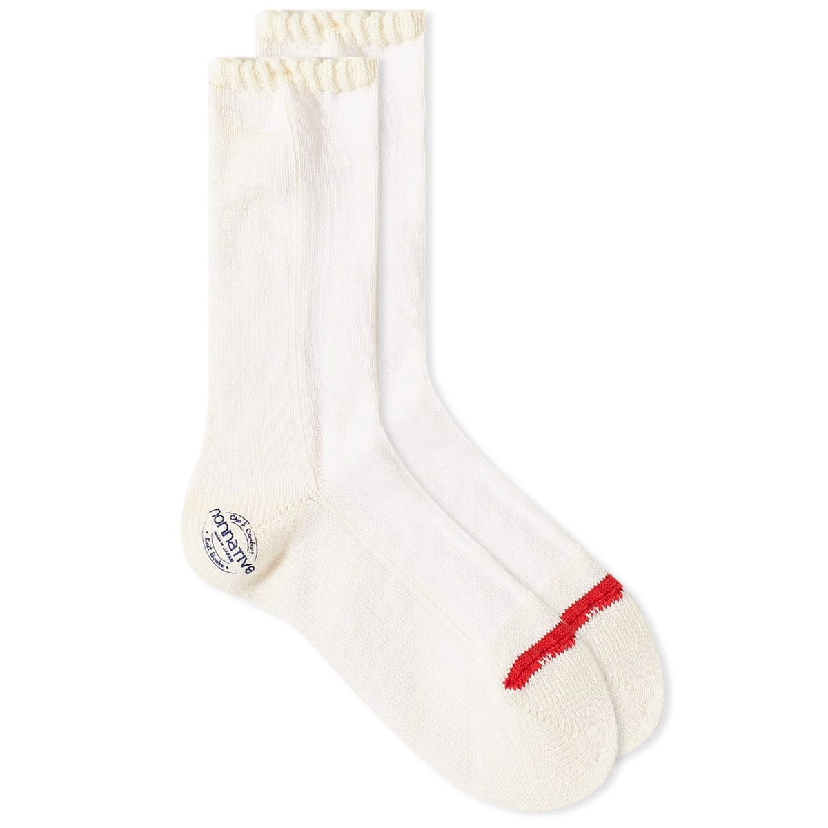 Photo: Nonnative Men's Dweller Socks in Off White