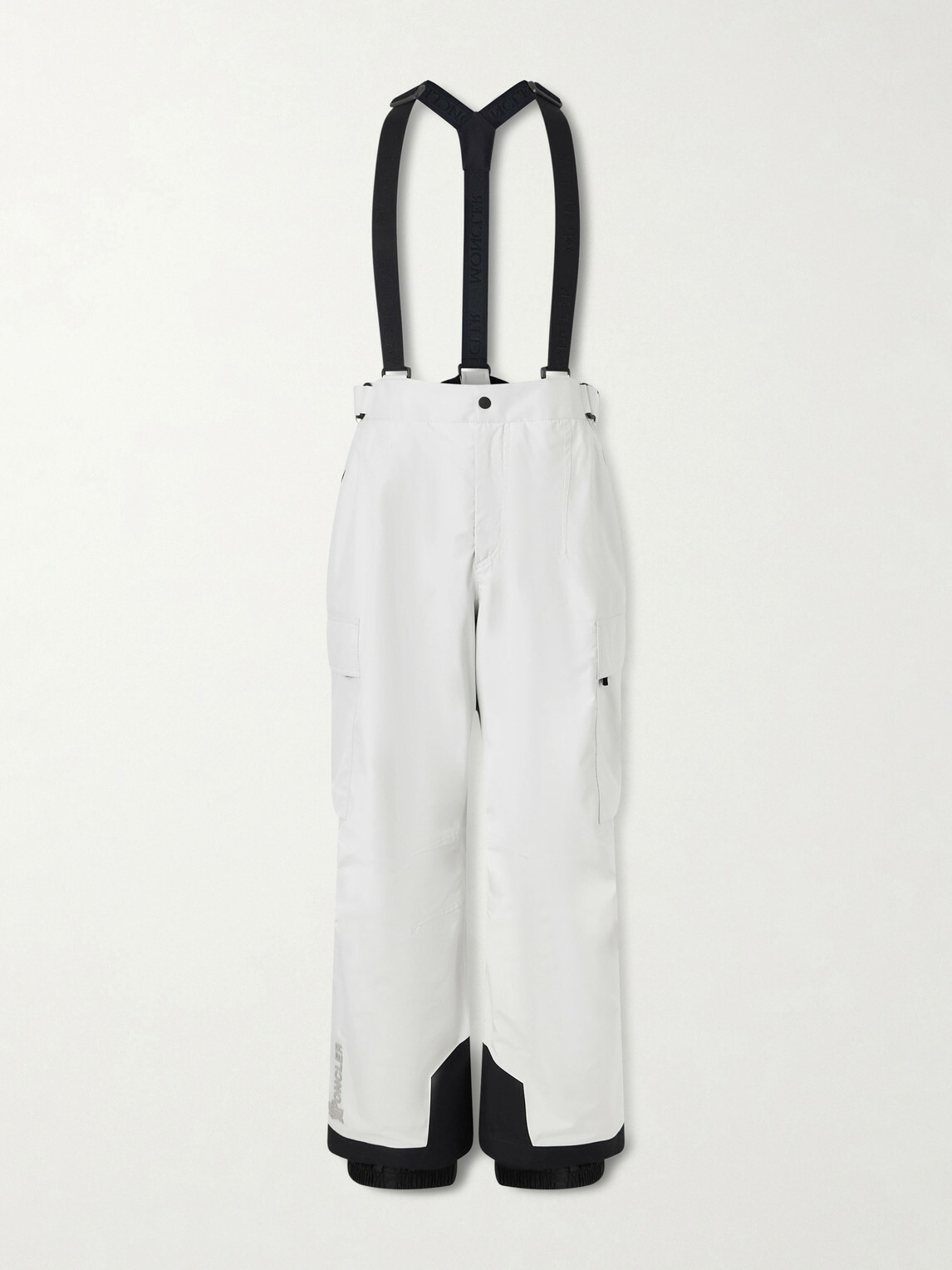 Moncler Grenoble - Wide-Leg Padded 3L GORE-TEX Ski Salopettes - White