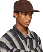 HOMME PLISSÉ ISSEY MIYAKE Brown Pleats Cap