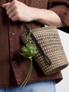 LOEWE - Paula's Ibiza Artichoke Leather and Gold-Tone Bag Charm