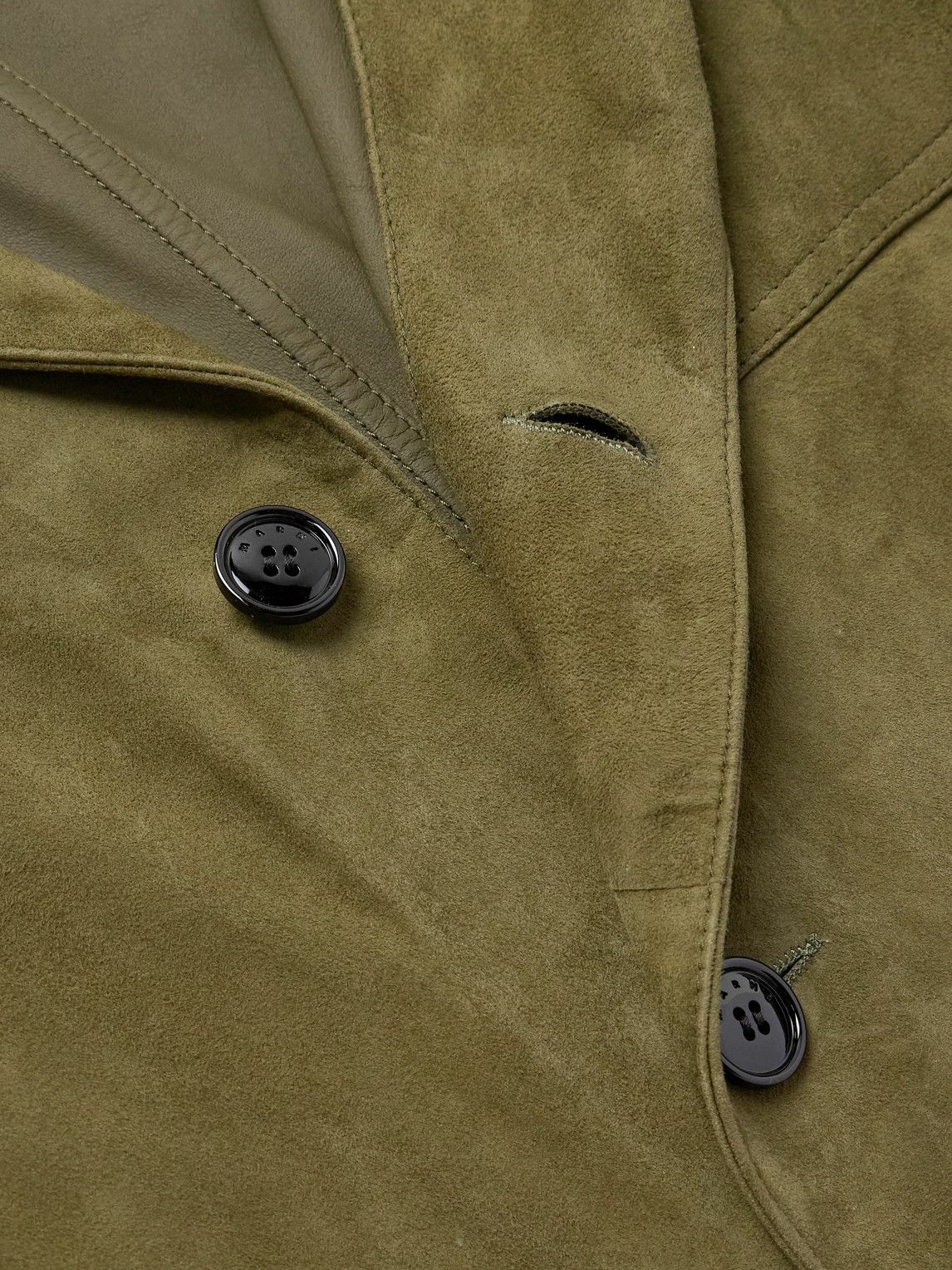 Marni - Suede Overshirt - Green