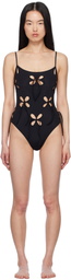 J.Kim Black Chilla One-Piece Swimsuit