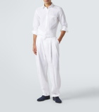 Dolce&Gabbana Embroidered linen shirt