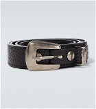Lemaire - Grained leather belt