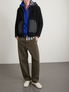 Moncler - Teddy Fleece Zip-Up Hoodie - Black