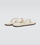 Brunello Cucinelli Leather thong sandals