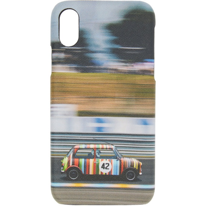 Photo: Paul Smith Multicolor Mini Print iPhone X Case