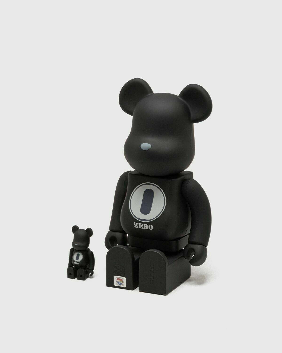 MEDICOM BEARBRICK 100% 400% ROBERT INDIANA X FRAGMENTDESIGN RUBBER BLACK Black Mens Collectibles & Toy