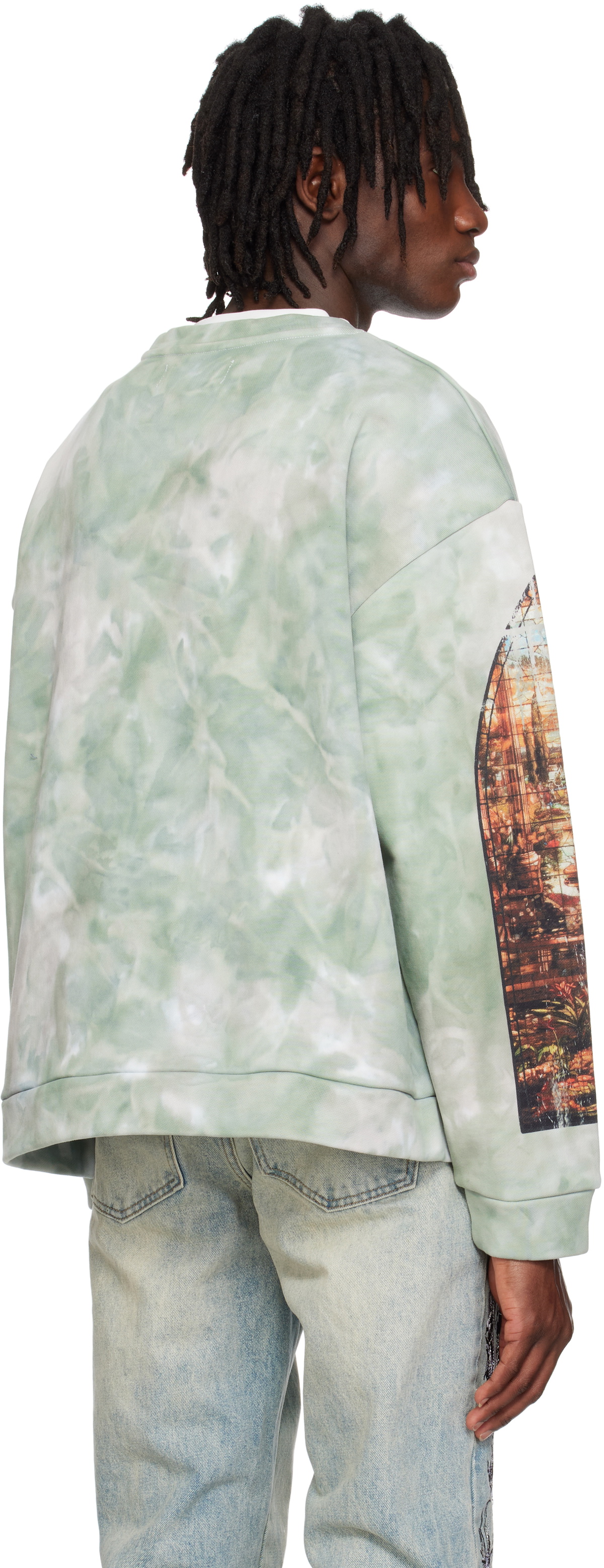 Who Decides War Green Eden Crewneck Sweatshirt