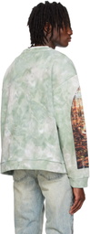 Who Decides War Green Eden Crewneck Sweatshirt