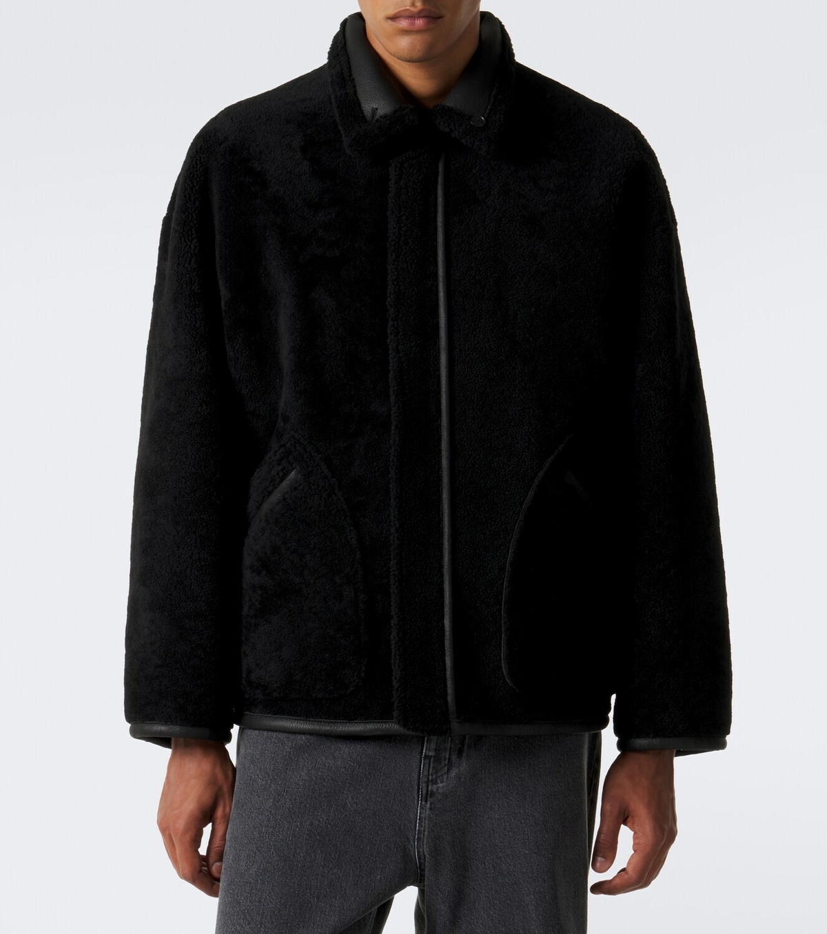 Auralee Reversible shearling jacket