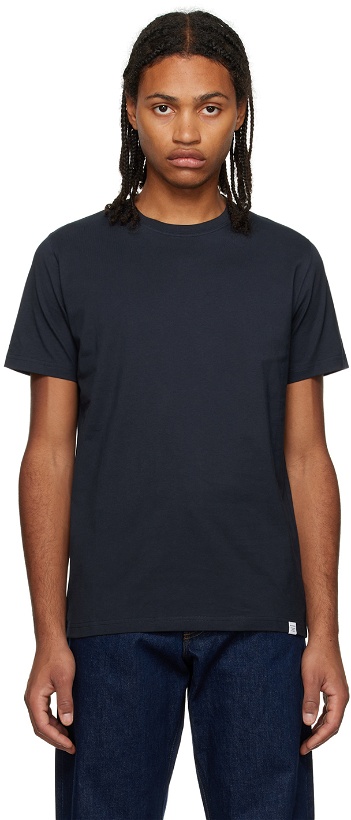 Photo: NORSE PROJECTS Navy Niels T-Shirt