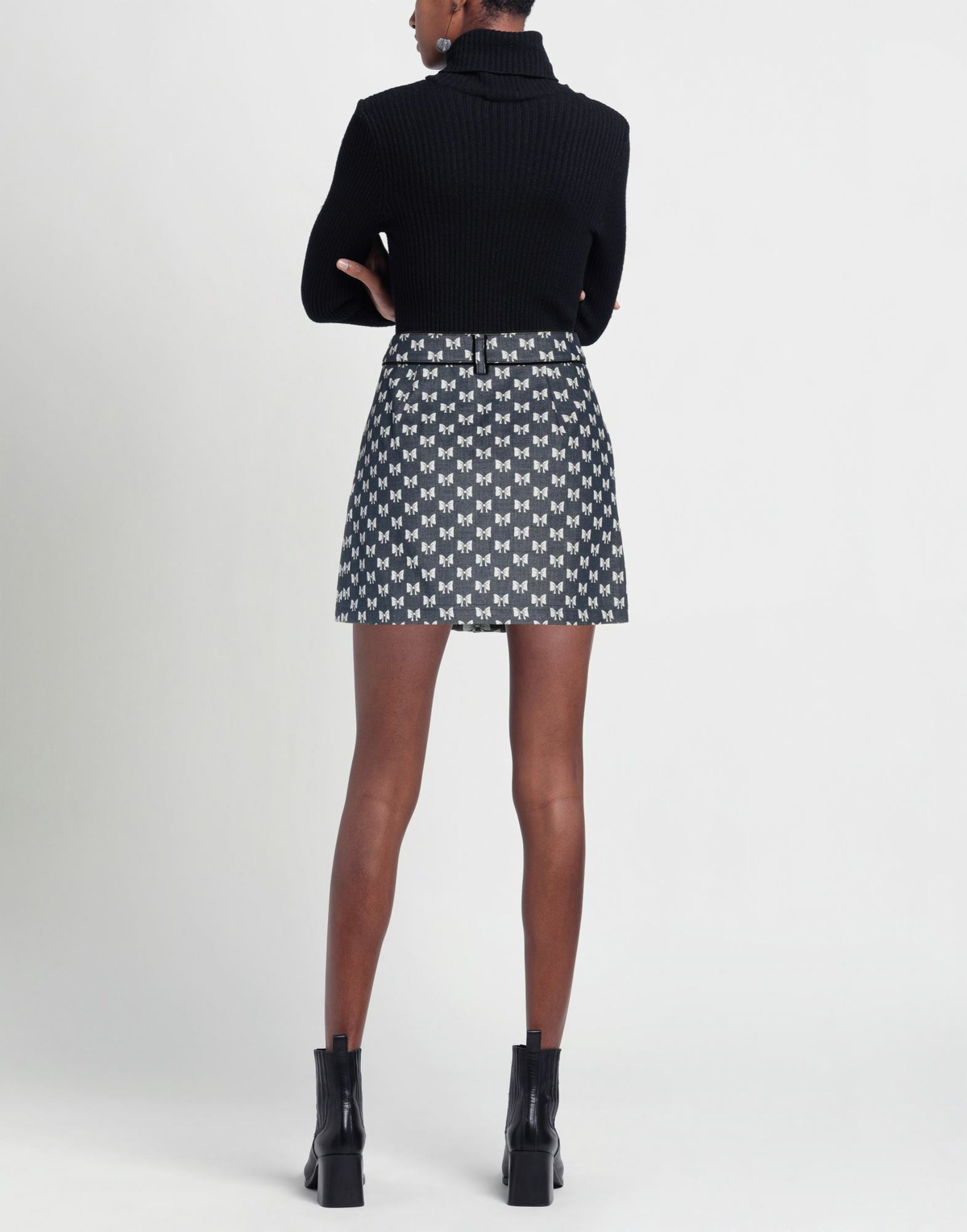 Maje Womens Denim skirt in Blue
