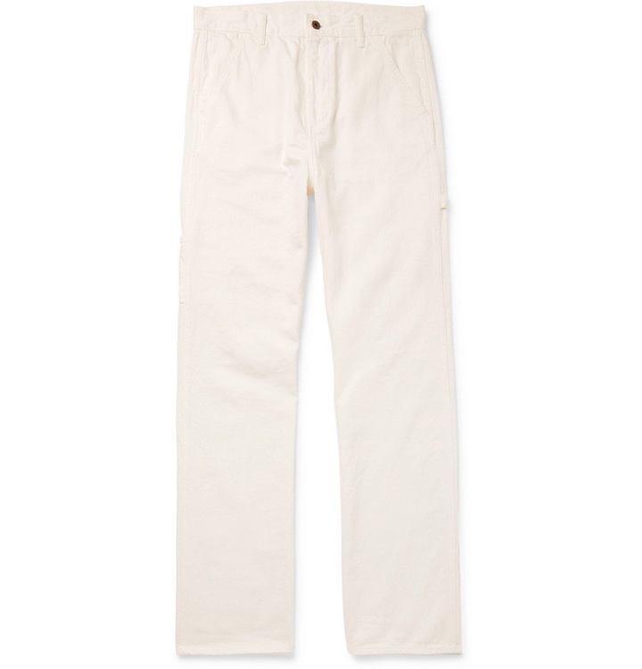 Photo: SIMON MILLER - Wide-Leg Cotton Trousers - Men - White
