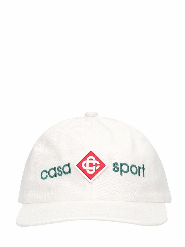 Photo: CASABLANCA - Casa Sport Embroidered Baseball Cap