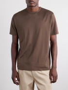Sunspel - Slim-Fit Cotton-Jersey T-Shirt - Brown
