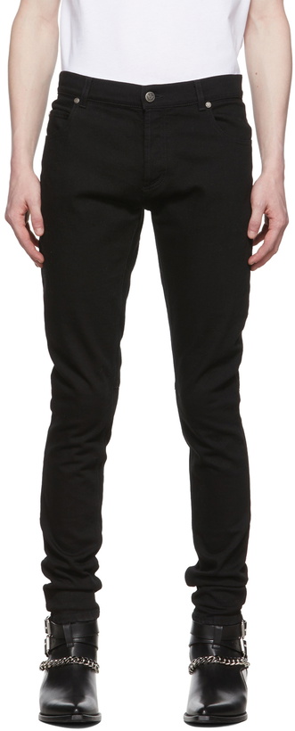 Photo: Balmain Black Tape Slim Jeans