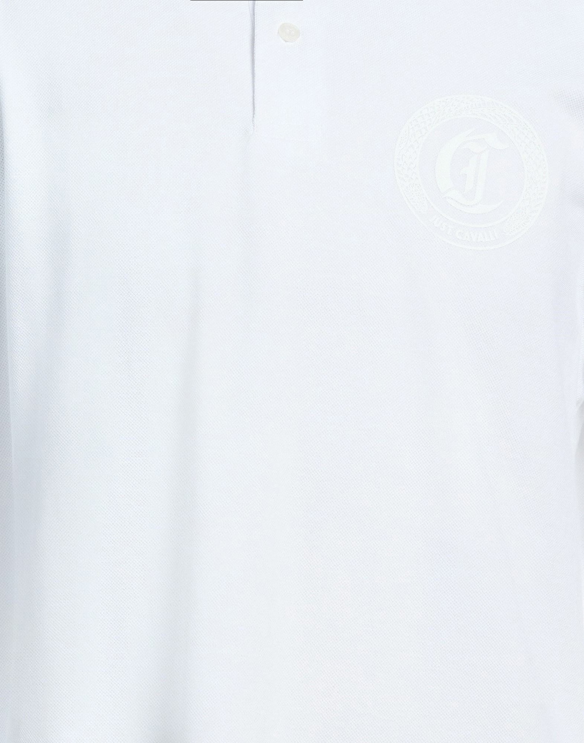 Just Cavalli Mens Polo shirt in White