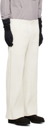 Tondolo Off-White Twill Trousers