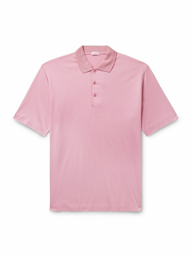 Photo: Charvet - Cotton Polo Shirt - Pink