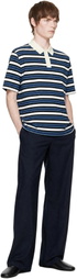 Marni Navy Wool Trousers