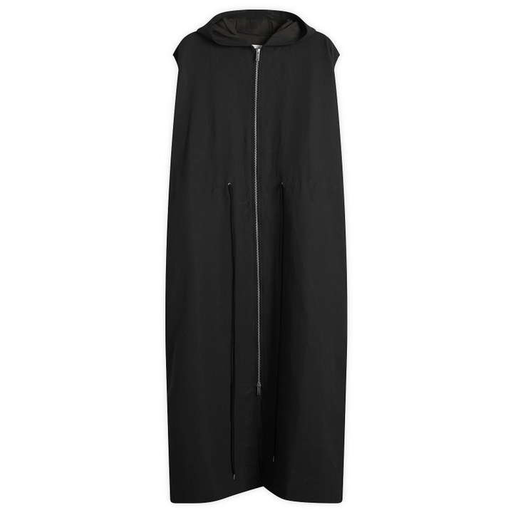 Photo: Studio Nicholson Women's Hooded Dress in Black Grape