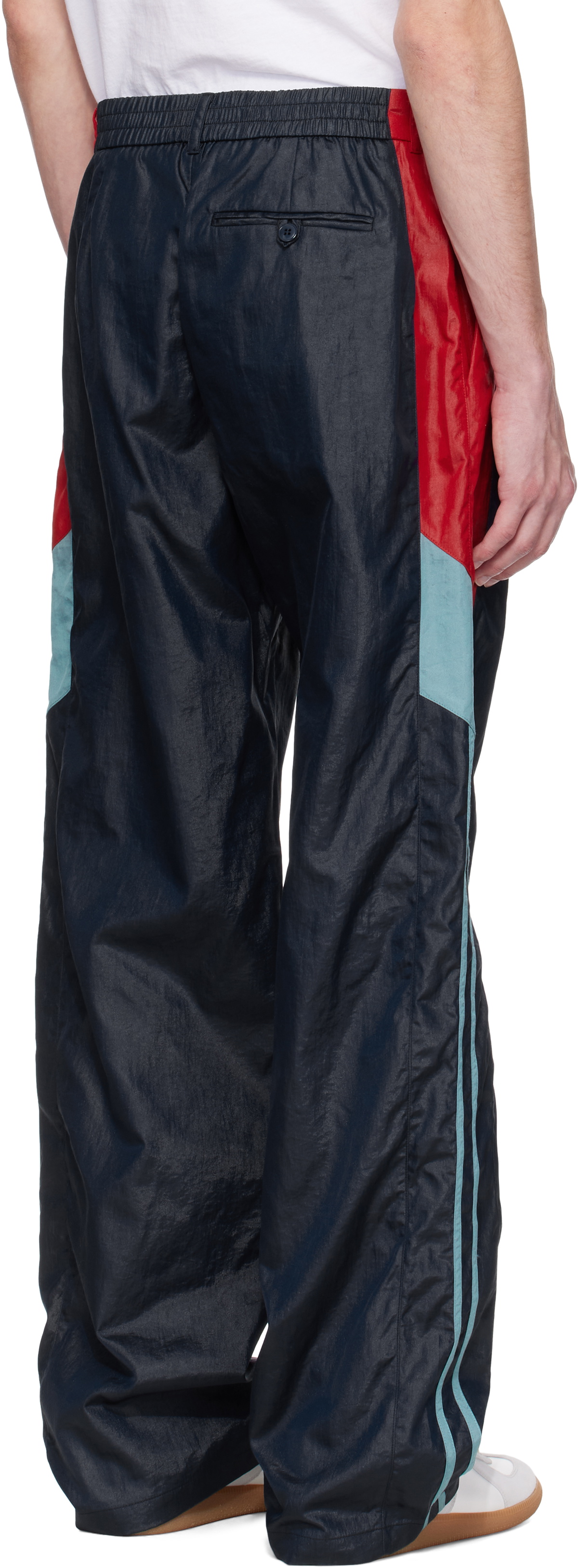 Martine Rose Navy Paneled Track Pants