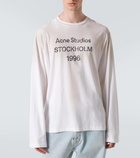 Acne Studios Logo distressed jersey T-shirt