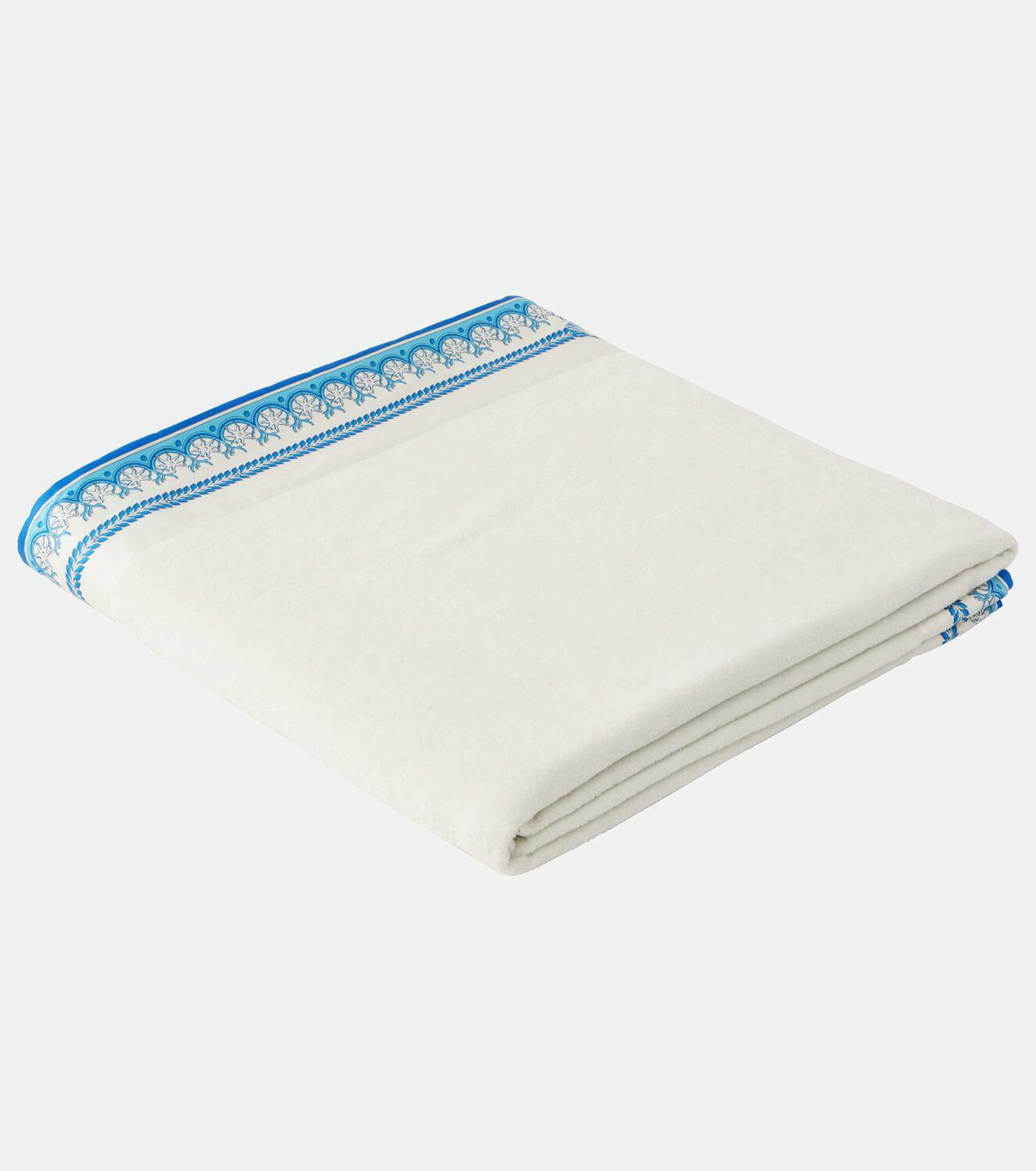 Versace Home Underwater Barocco cotton terry beach towel