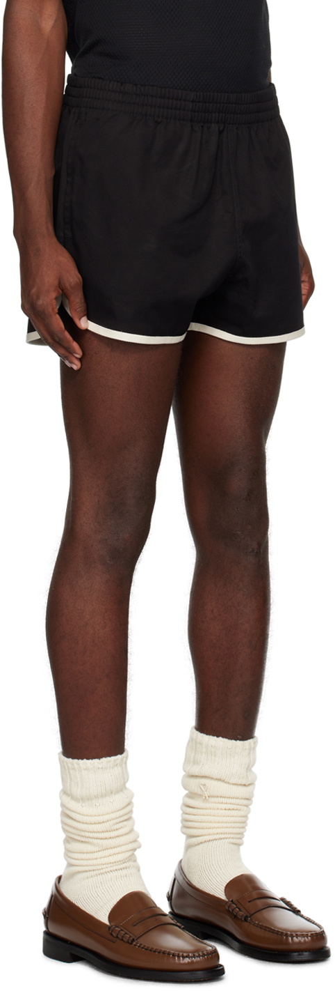 HAULIER Black Monaco Shorts