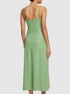 WEWOREWHAT Embellished Midi Dress with Rose