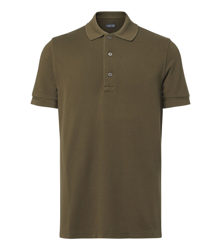 Photo: Tom Ford Piqué polo shirt