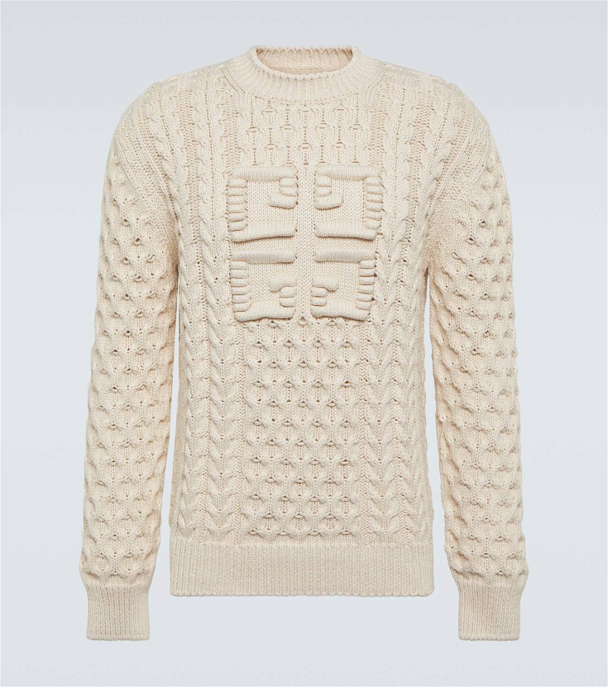 Givenchy 4G cable-knit cotton-blend sweater