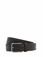 BOTTEGA VENETA - 3.5cm New Intreccio Buckle Leather Belt