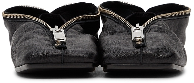 MM6 Maison Margiela Black Pencil Case Ballerina Flats MM6