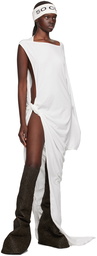 Rick Owens DRKSHDW White Edfu Maxi Dress