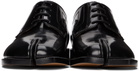 Maison Margiela Black Patent Tabi Lace-Up Derbys