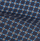 Ermenegildo Zegna - 8cm Striped Silk Tie - Blue