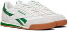 Reebok Classics White & Green Campio XT Sneakers