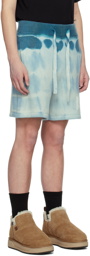 AMIRI Blue Tie Dye Shorts