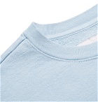 Noon Goons - Logo-Appliquéd Fleece-Back Cotton-Jersey Sweatshirt - Men - Blue
