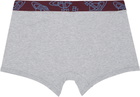 Vivienne Westwood Two-Pack Gray Cotton Boxer Briefs