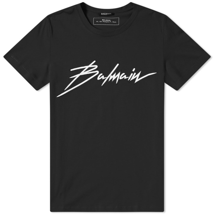 Photo: Balmain Signature Logo Tee