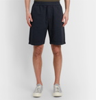 Sunspel - Cotton-Twill Shorts - Blue