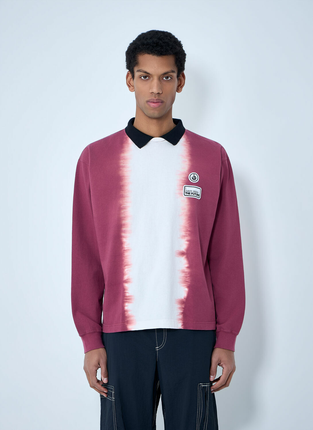 Noma Contrast Collar Long Sleeve Shirt