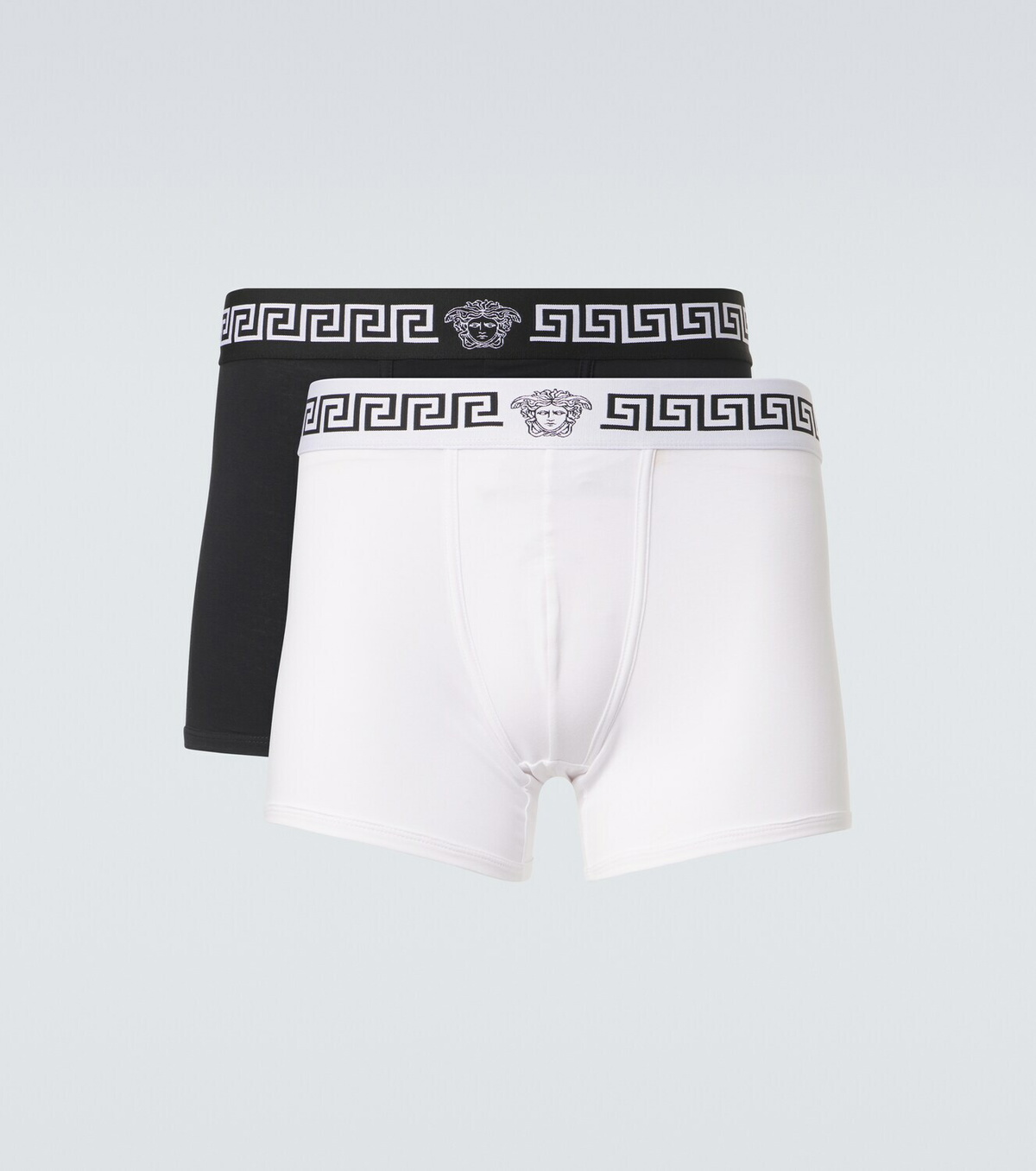 Versace Set of 2 Greca Border cotton-blend boxer briefs