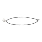 Pearls Before Swine Gunmetal Raw Diamond Bracelet